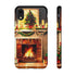 Warm Chirstmas Hearth - Impact Resistant Phone Case iPhone XR Matte